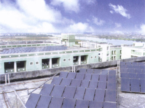 平板式太阳能中央热水系统 太阳能中央热水工程
